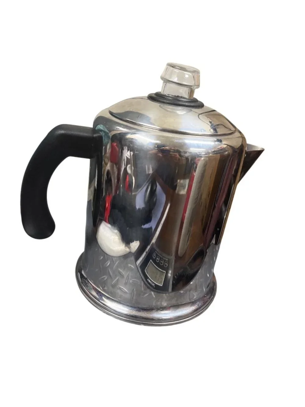 Farberware Yosemite large stainless steel coffee stove top percolater SKU 10-596